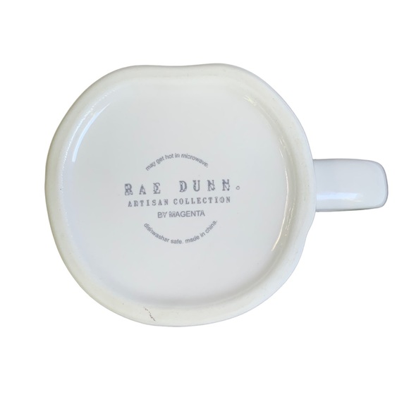 Rae Dunn BIG LITTLE Mugs Box Set White Black Letters Dimples 2017 OG NIB NWT - Picture 9 of 17